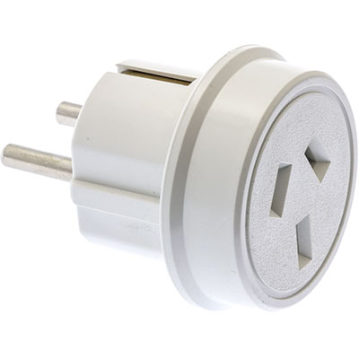 Image for MOKI AU/NZ TRAVEL ADAPTOR FOR EUROPE WHITE from That Office Place PICTON