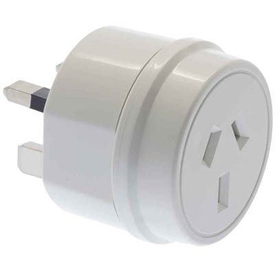 Image for MOKI AU/NZ TRAVEL ADAPTOR FOR UK WHITE from Memo Office and Art