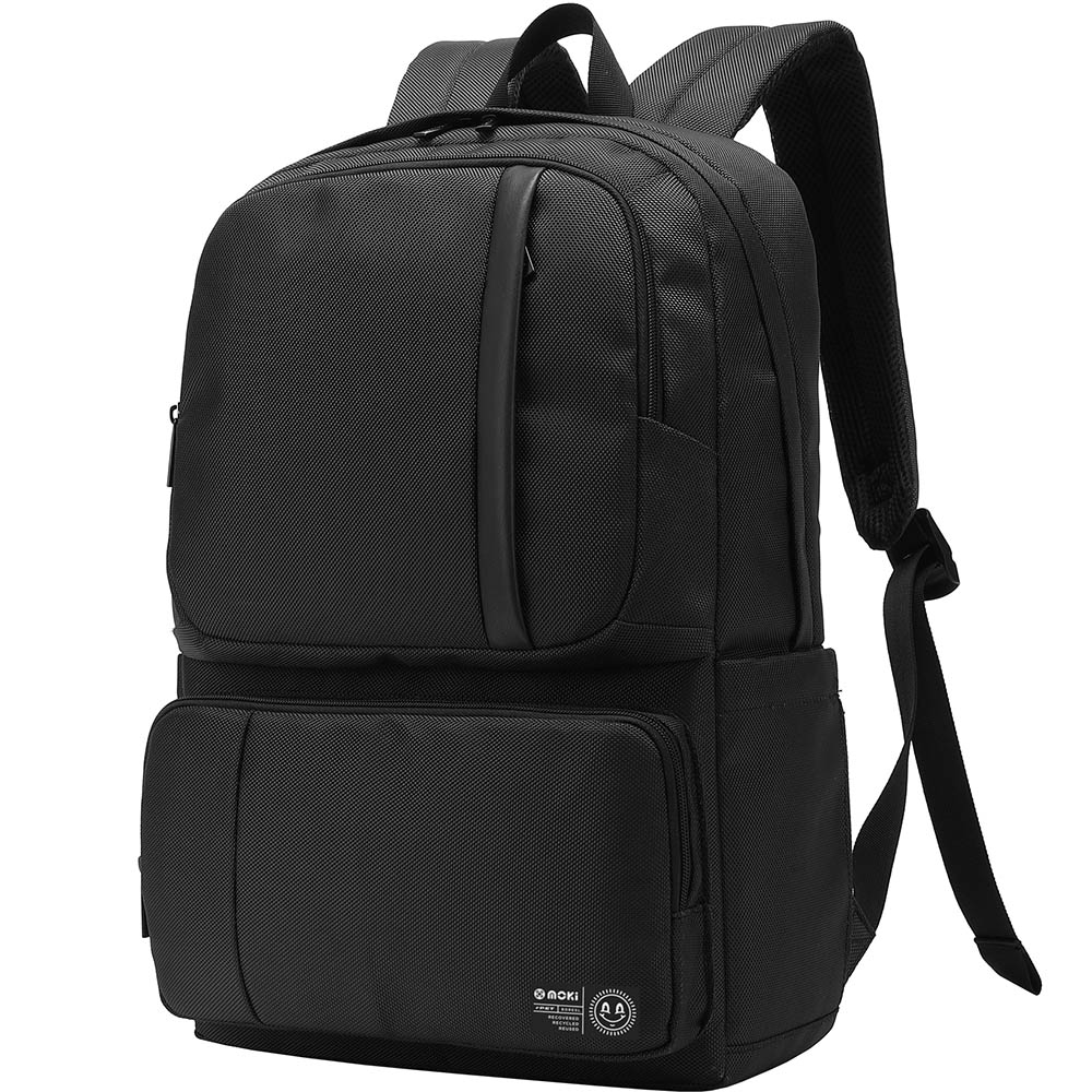 Image for MOKI RPET SERIES BACKPACK FITS 15.6 INCH LAPTOP BLACK from Olympia Office Products