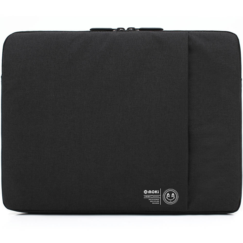 Image for MOKI RPET SERIES LAPTOP SLEEVE 13.3 INCH BLACK from Olympia Office Products