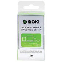 moki screen wipes pack 10