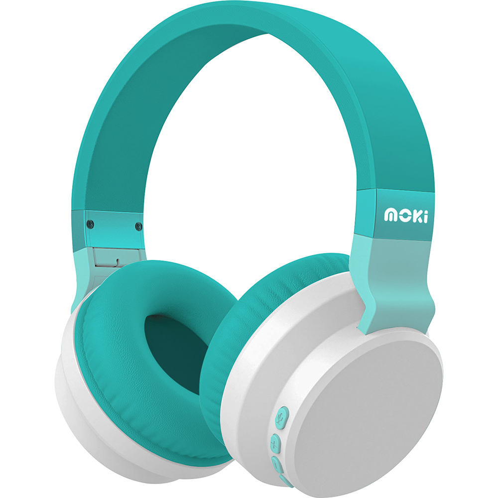Image for MOKI COLOURWAVE HEADPHONE WIRELESS SEAFOAM from Memo Office and Art