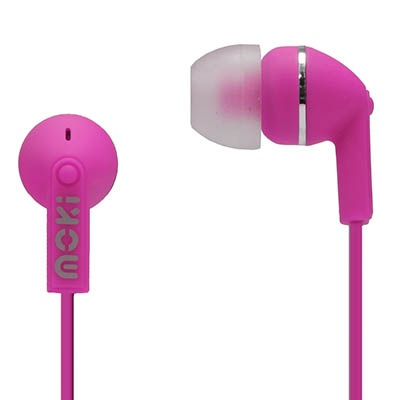 Image for MOKI DOTS NOISE ISOLATION EARBUDS PINK from Mitronics Corporation