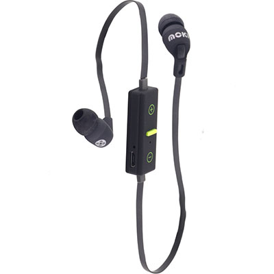Image for MOKI EXO EVOLVE BLUETOOTH EARPHONES BLACK from That Office Place PICTON