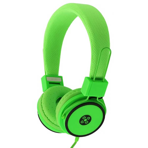 Image for MOKI HYPER HEADPHONES GREEN from Prime Office Supplies