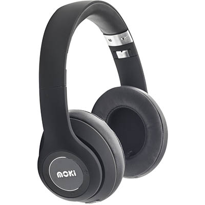 Image for MOKI KATANA BLUETOOTH HEADPHONES BLACK from That Office Place PICTON