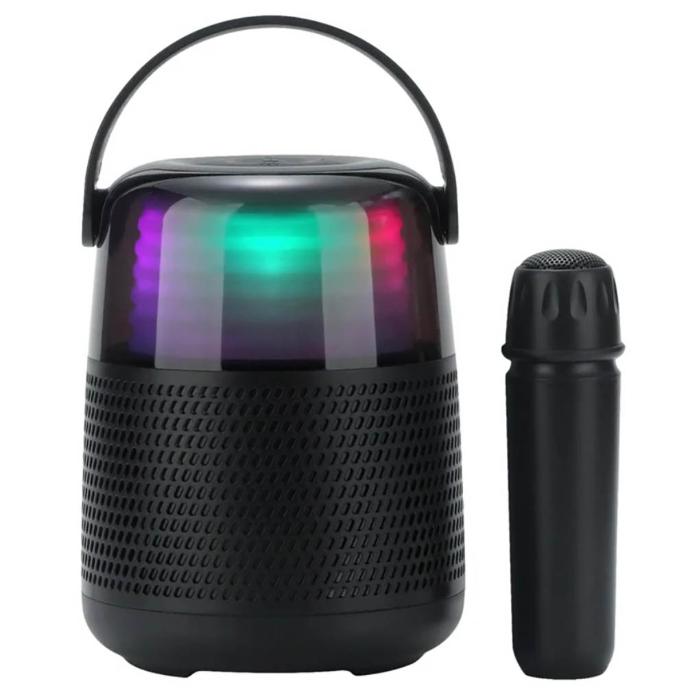 Image for MOKI STARMAKER KARAOKE COMBO WITH MICROPHONE AND LED SPEAKER BLACK from Australian Stationery Supplies