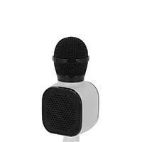 moki popstar karaoke microphone white