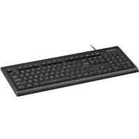 moki wired usb keyboard black