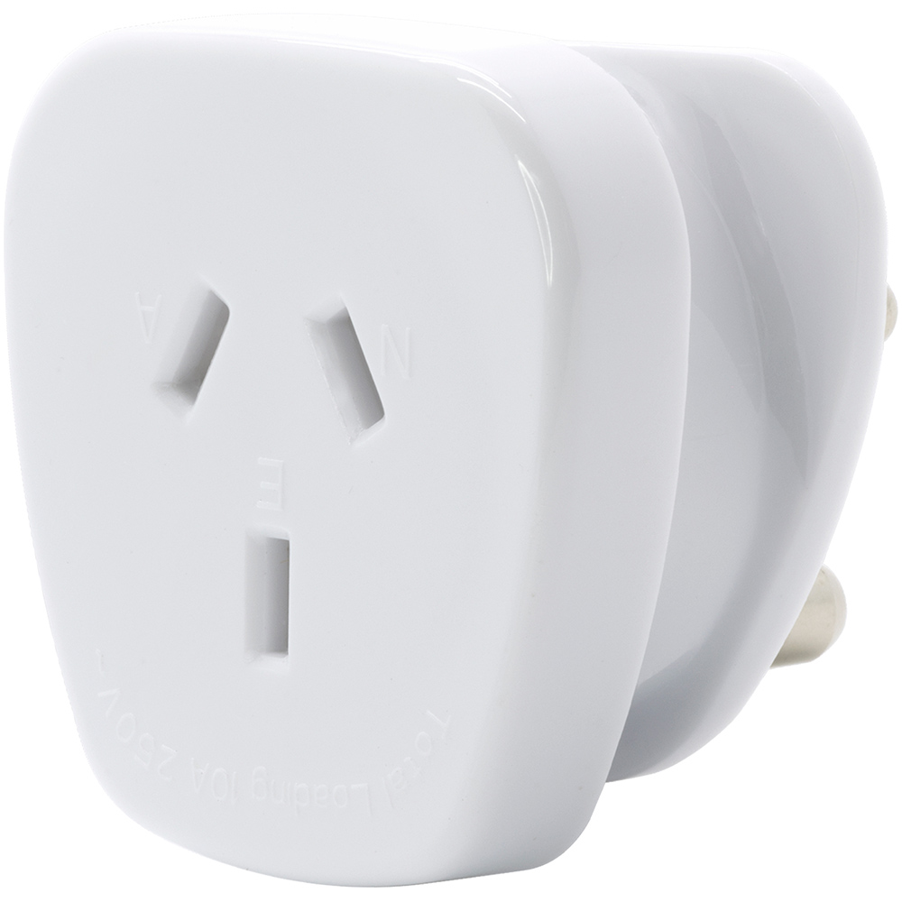 Image for MOKI TRAVEL ADAPTOR INBOUND AU TO SA/IND WHITE from ONET B2C Store