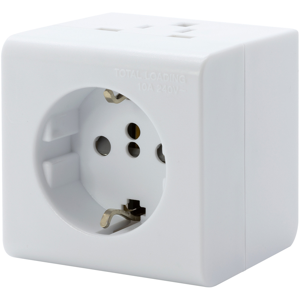 Image for MOKI TRAVEL ADAPTOR INBOUND UNIVERSAL TO AU WHITE from ONET B2C Store