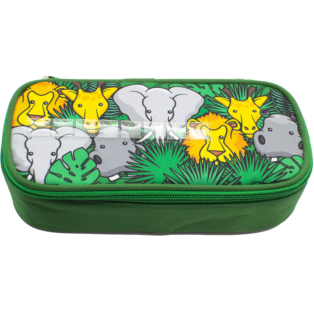 Image for MOKI GLITTER CRITTERS NAMEME PENCIL CASE JUNGLE from BusinessWorld Computer & Stationery Warehouse
