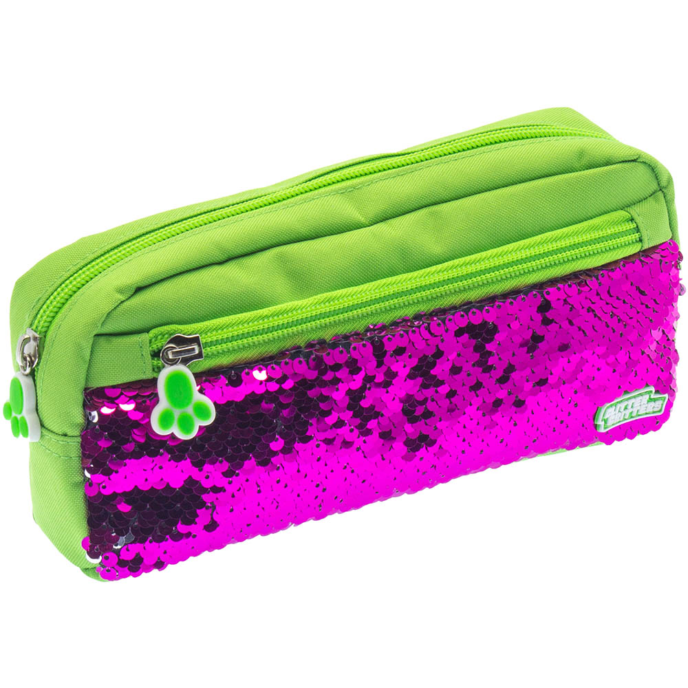 Image for MOKI GLITTER CRITTERS PATME PENCIL CASE GREEN from Office Express