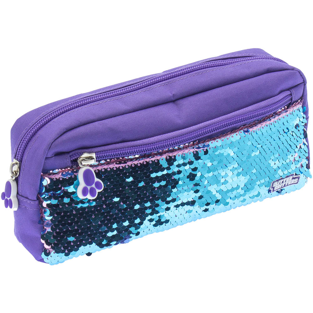 Image for MOKI GLITTER CRITTERS PATME PENCIL CASE PURPLE from That Office Place PICTON