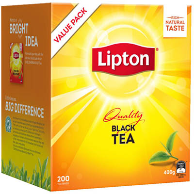 Image for LIPTON QUALITY STRING AND TAG TEA BAGS BOX 200 from Clipboard Stationers & Art Supplies