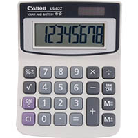 canon ls-82zbl 8 digit dual power desktop calculator