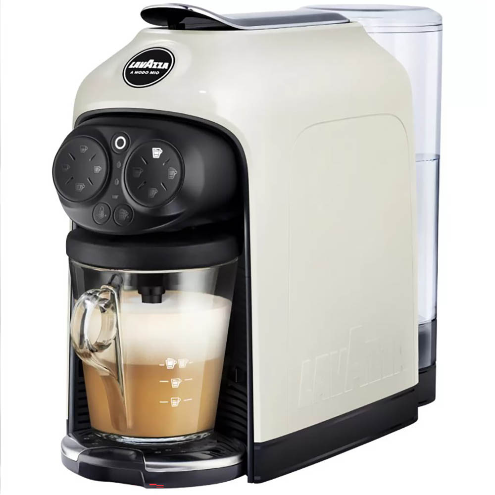 Image for LAVAZZA A MODO MIO COFFEE MACHINE DESEA WHITE CREAM from Mitronics Corporation