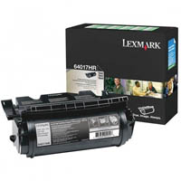 lexmark 64017hr toner cartridge high yield black