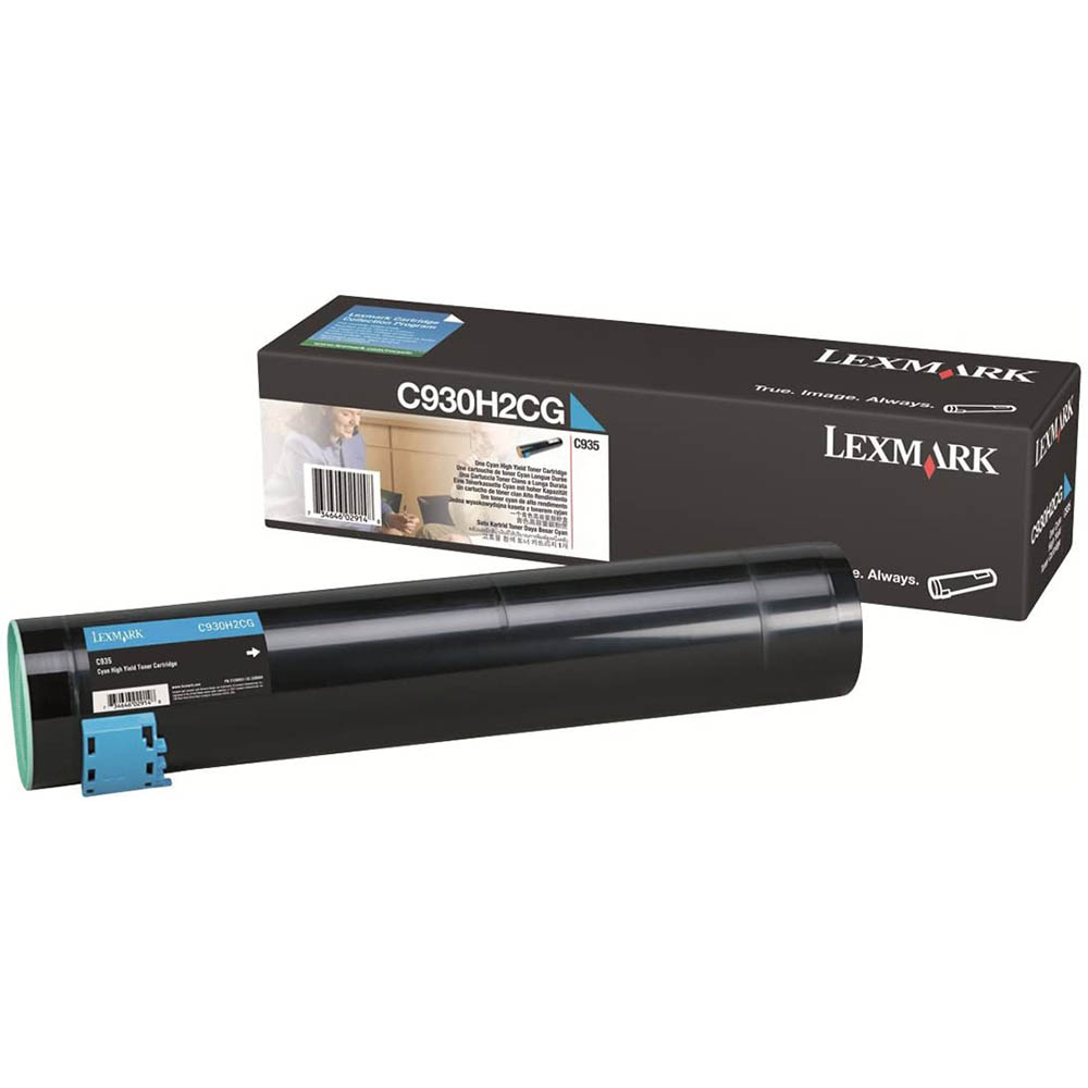 Image for LEXMARK C935 TONER CARTRIDGE CYAN from York Stationers