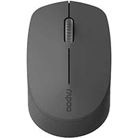 rapoo m100 quiet click wireless bluetooth mouse black