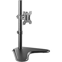 brateck free-standing single monitor stand black