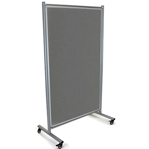 Image for VISIONCHART MODULO MOBILE SCREEN DOUBLE SIDED VELOUR FABRIC 1800 X 1000MM KOALA from Peninsula Office Supplies