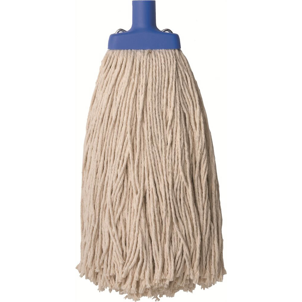 Image for OATES COLOUR CODE COTTON MOP HEAD 400G BLUE from That Office Place PICTON