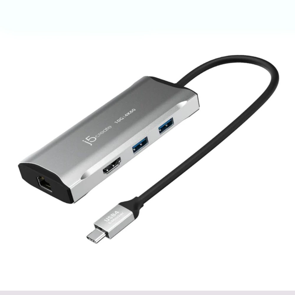 Image for J5CREATE TRAVEL DOCK ELITE 4K60 USB-C 3.2 10GBPS GREY from ONET B2C Store