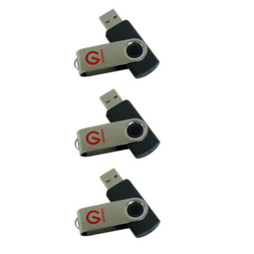 SHINTARO ROTATING USB DRIVE 2.0 8GB PACK 3 |  | 7055582
