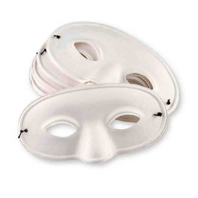 Image for EDUCATIONAL COLOURS PAPER MACHE HALF MASK PACK 24 from That Office Place PICTON