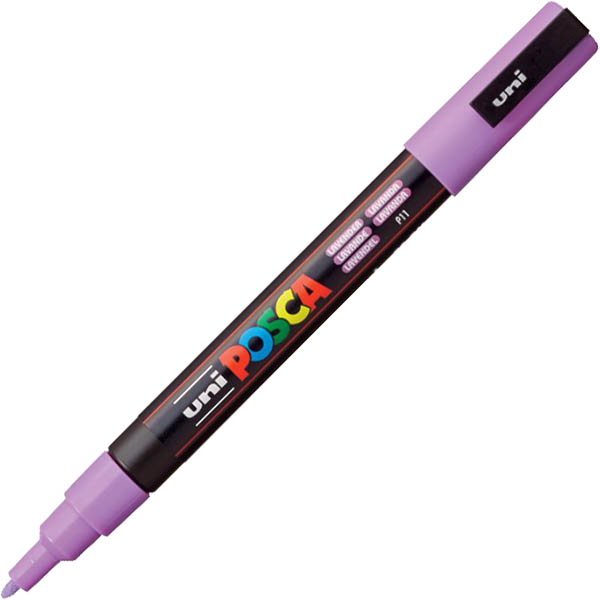 Image for POSCA PC-3M PAINT MARKER BULLET FINE 1.3MM LAVENDER from York Stationers