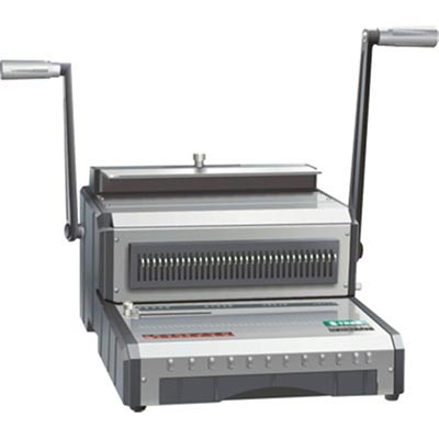 Image for QUPA S310 MANUAL BINDING MACHINE WIRE COMB GREY from That Office Place PICTON