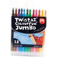 micador twistaz retractable crayons assorted pack 12