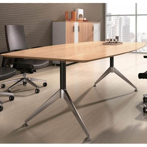 Image for POTENZA BOARDROOM TABLE 2400 X 1200 X 750MM VIRGINIA WALNUT MELAMINE from Challenge Office Supplies