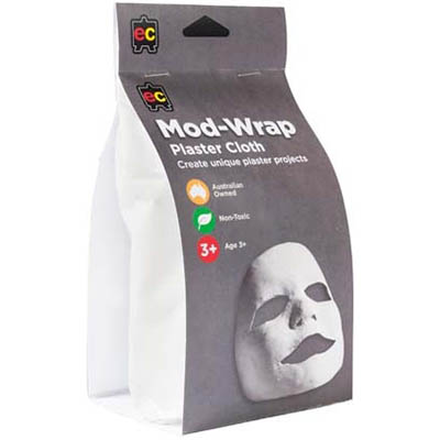 Image for EDUCATIONAL COLOURS MODWRAP PLASTER BANDAGE 100MM X 4.5M WHITE from Office Heaven