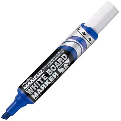Image for PENTEL MWL6 MAXIFLO WHITEBOARD MARKER CHISEL 7.0MM BLUE from BusinessWorld Computer & Stationery Warehouse