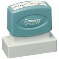 xstamper n11 custom made pre-inked address stamp 17.4 x 23.8mm