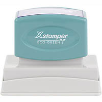 xstamper n18 custom made pre-inked address stamp 25 x 71mm 1 colour
