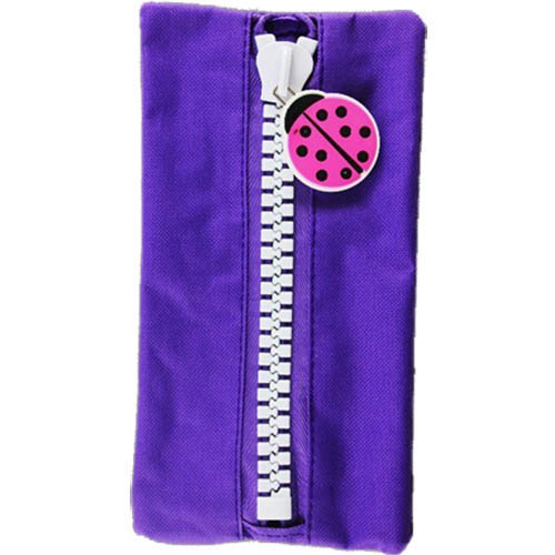 Image for PROTEXT PENCIL CASE LADYBIRD CHARACTER PURPLE from Clipboard Stationers & Art Supplies