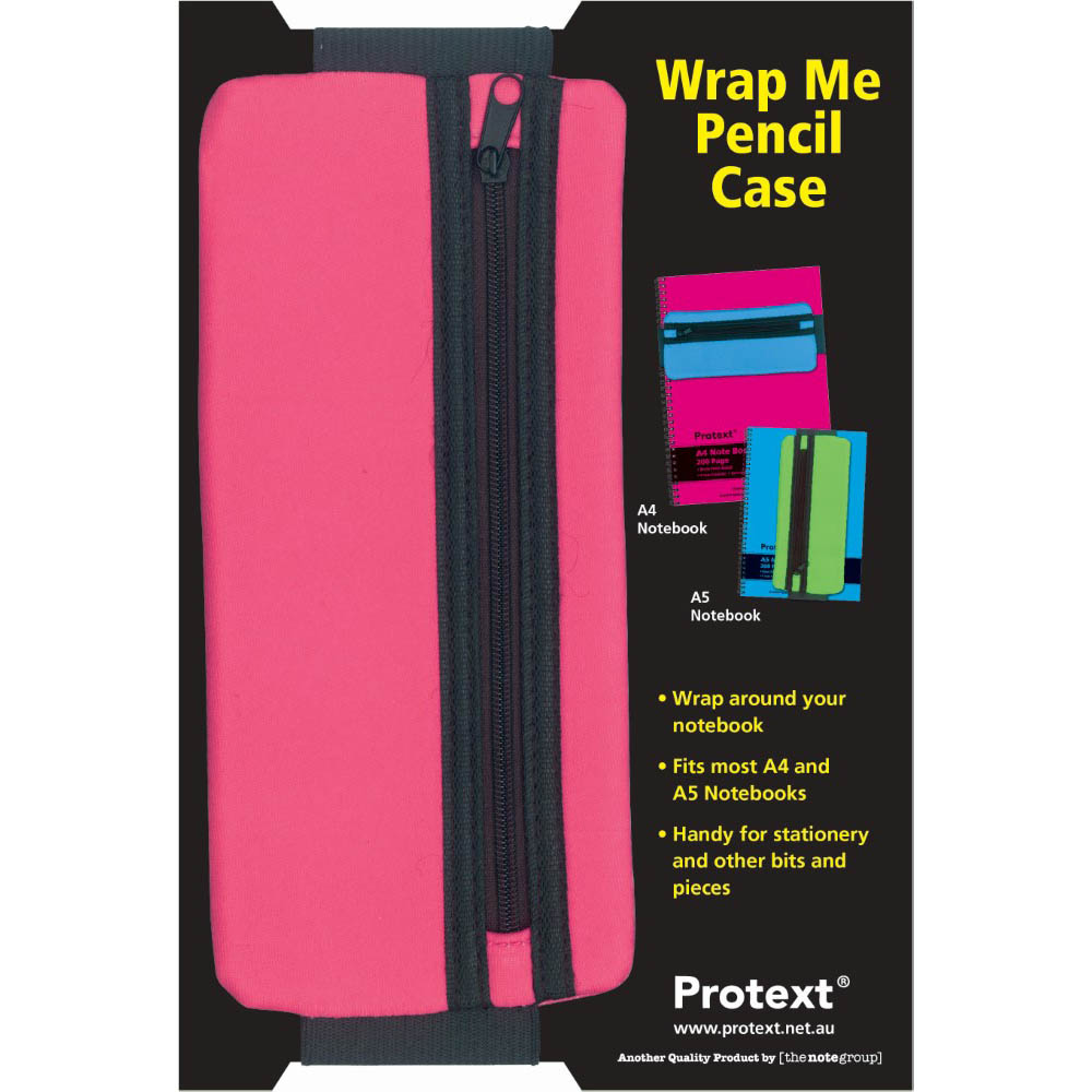 Image for PROTEXT WRAP ME PENCIL CASE MAGENTA from Prime Office Supplies
