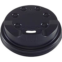 writer breakroom disposable paper cup lids 12oz black carton 1000