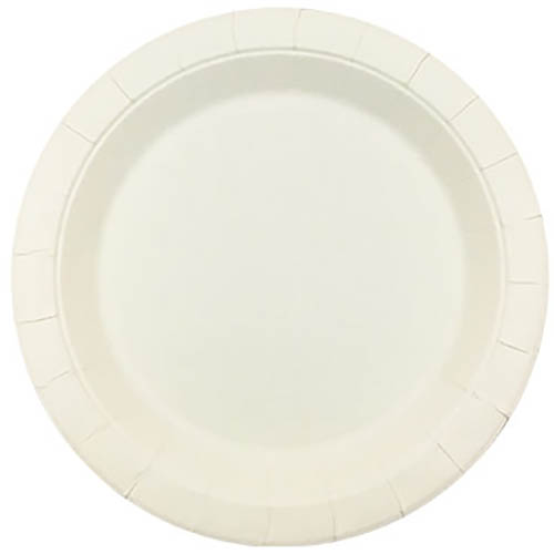 Image for EARTH ECO ECONOMY DISPOSABLE PAPER PLATES 180MM WHITE PACK 50 from Challenge Office Supplies