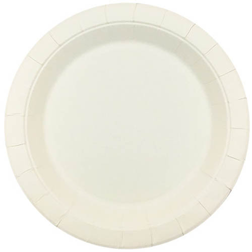 Image for EARTH ECO ECONOMY DISPOSABLE PAPER PLATES 230MM WHITE PACK 50 from Australian Stationery Supplies