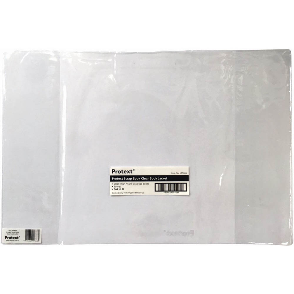 PROTEXT SCRAPBOOK JACKET 342 X 495MM CLEAR PACK 10 |  | 7074032