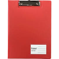 protext clipfolder pp a4 red