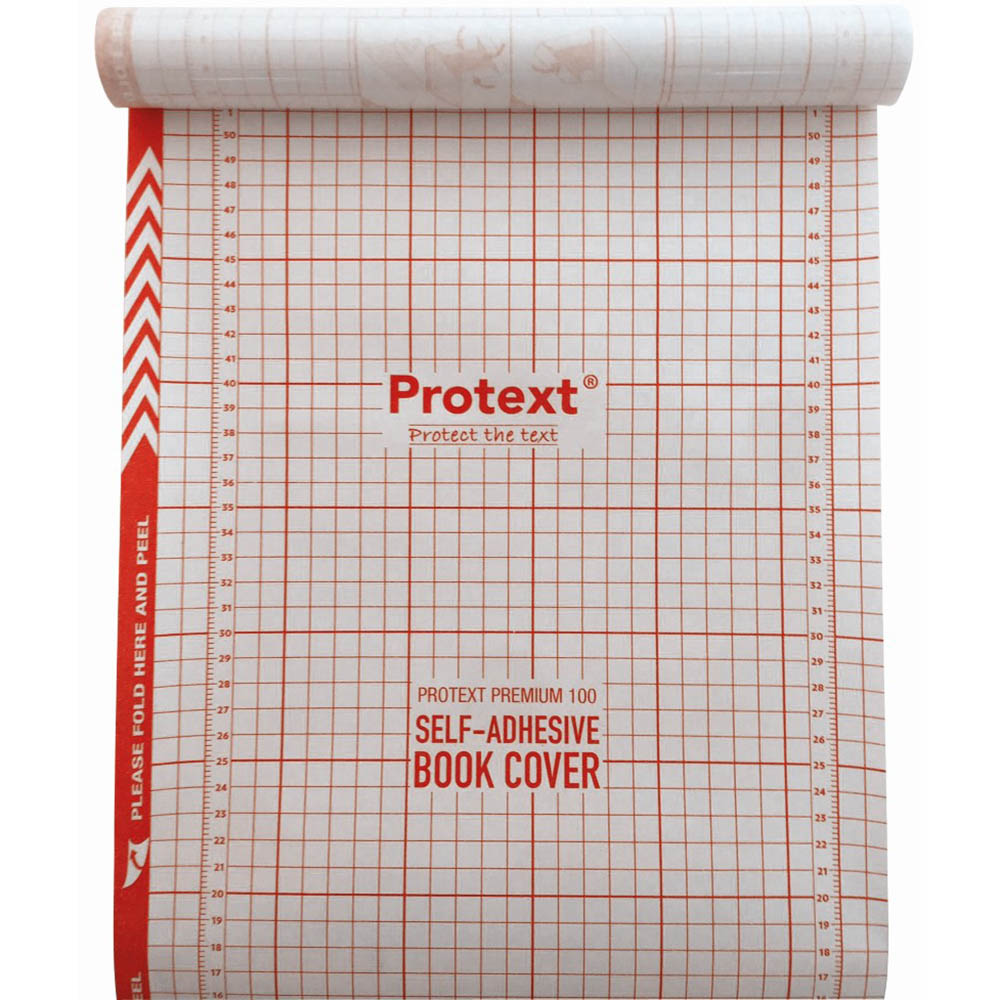 PROTEXT PREMIUM BOOK COVERING SELF ADHESIVE 100 MICRON 450MM X 15M CLEAR |  | 7097029i
