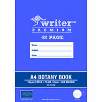writer premium botany book 70gsm 48 page a4 crab