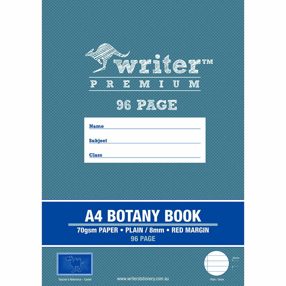 Image for WRITER PREMIUM BOTANY BOOK 70GSM 96 PAGE A4 CAMEL from Olympia Office Products