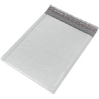 polycell maxi tuff bubble mailer bag 50mm flap 265 x 375mm grey carton 100