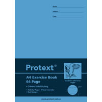 protext project book 24mm ruled 64 page assorted a4